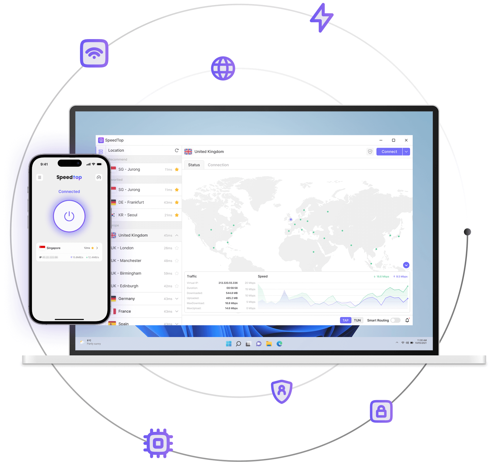 SpeedTop VPN Banner